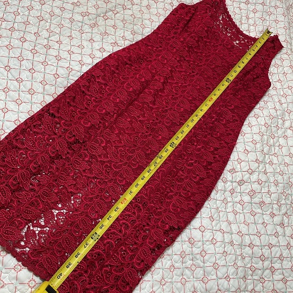 White House black market illusion lace sheath dress - Picture 10 of 12